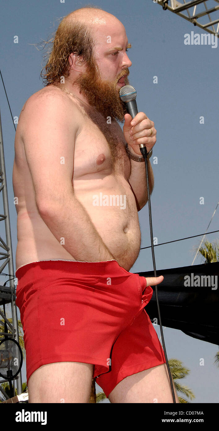 April 25, 2008; Indio, CA, USA; Musician TIM HARRINGTON, of 'Les Savy Fav,'  performing during the 2008 Coachella Valley Music & Arts Festival at the  Empire Polo Club. Mandatory Credit: Photo by