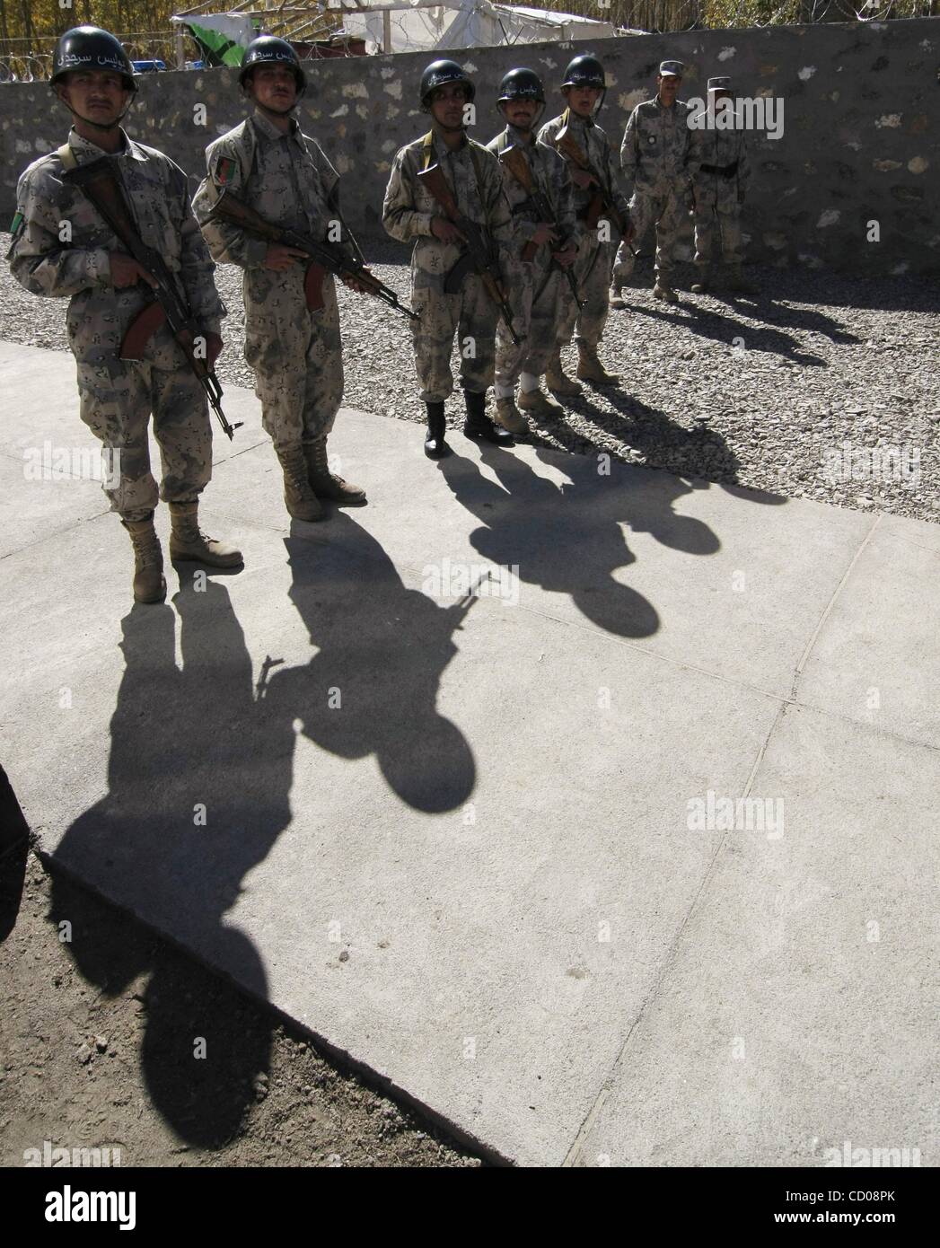 Oct 16, 2008 - Tadjik-Afghan border, Afghanistan - Afghan border doing their routine at the Tadjik-Afghan border. (Credit Image: Â© PhotoXpress/ZUMA Press) RESTRICTIONS: * North and South America Rights Only * Stock Photo