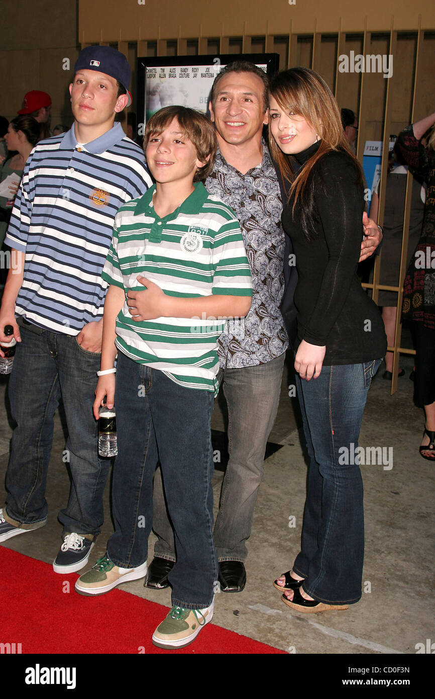 Ray Mancini and family Los Angeles Special Screening of Redbelt