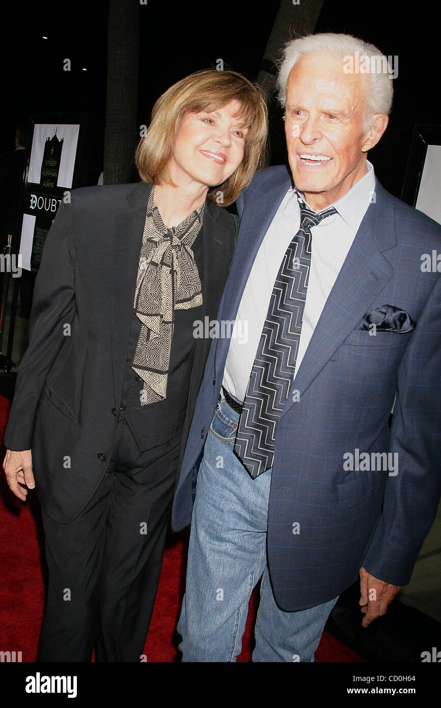 Nov. 18, 2008 - Hollywood, California, U.S. - CHW.''DOUBT'' LOS ANGELES SPECIAL SCREENING .ACADEMY OF MOTION PICTURE ARTS AND SCIENCES,  BEVERLY HILLS, CALIFORNIA 11-18-2008.ROBERT CULP AND SAMANTHA  FAULKNER .  - -   I13861CHW(Credit Image: Â© Clinton Wallace/Globe Photos/ZUMAPRESS.com) Stock Photo