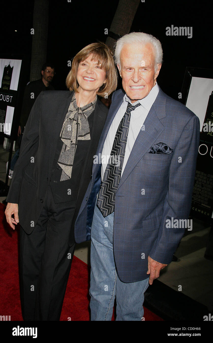 Nov. 18, 2008 - Hollywood, California, U.S. - CHW.''DOUBT'' LOS ANGELES SPECIAL SCREENING .ACADEMY OF MOTION PICTURE ARTS AND SCIENCES,  BEVERLY HILLS, CALIFORNIA 11-18-2008.ROBERT CULP AND SAMANTHA  FAULKNER .  - -   I13861CHW(Credit Image: Â© Clinton Wallace/Globe Photos/ZUMAPRESS.com) Stock Photo