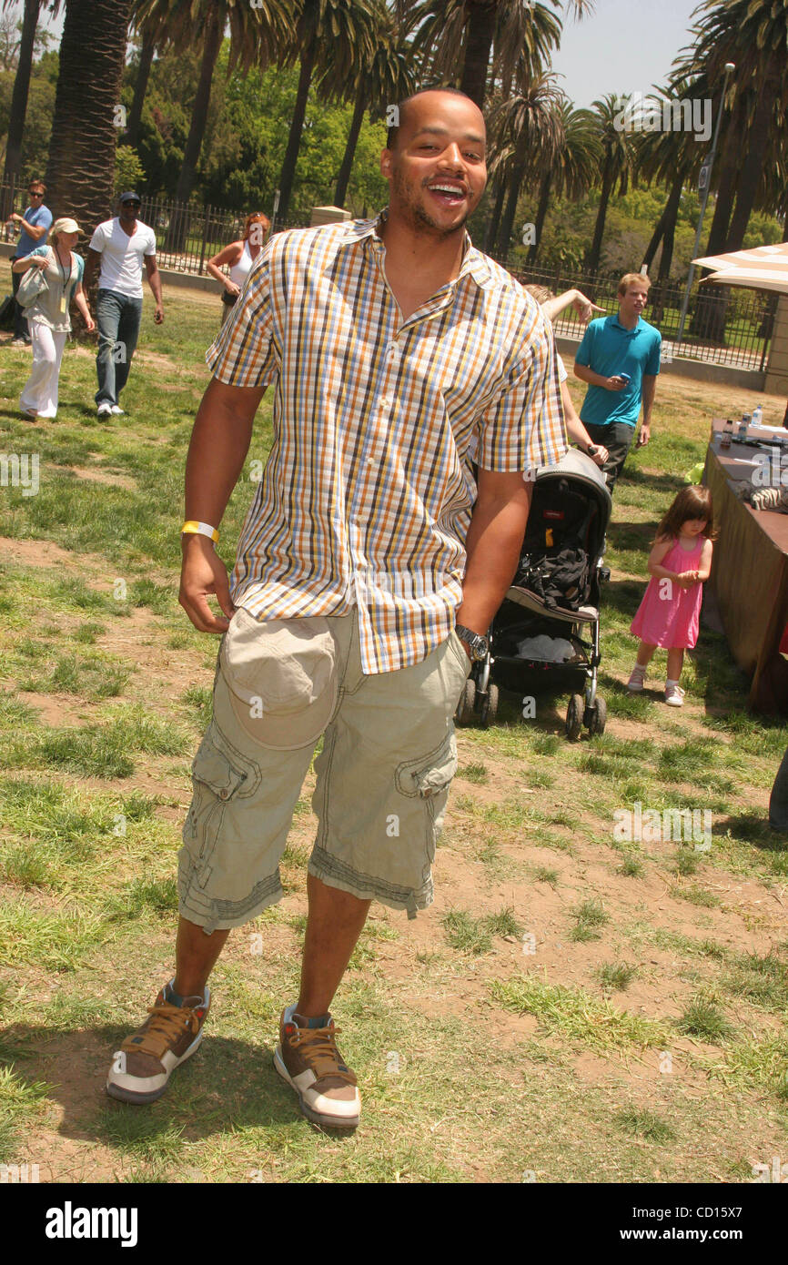 June 8, 2008 - Hollywood, California, U.S. - I13362CHW.A TIME FOR HEROES CELEBRITY CARNIVAL SPONSORED BY DISNEY TO BENEFIT THE ELIZABETH GLASER PEDIATRIC AIDS FOUNDATION .WADSWORTH THEATRE, WESTWOOD, CALIFORNIA 06-08-2008.DONALD FAISON (Credit Image: Â© Clinton Wallace/Globe Photos/ZUMAPRESS.com) Stock Photo
