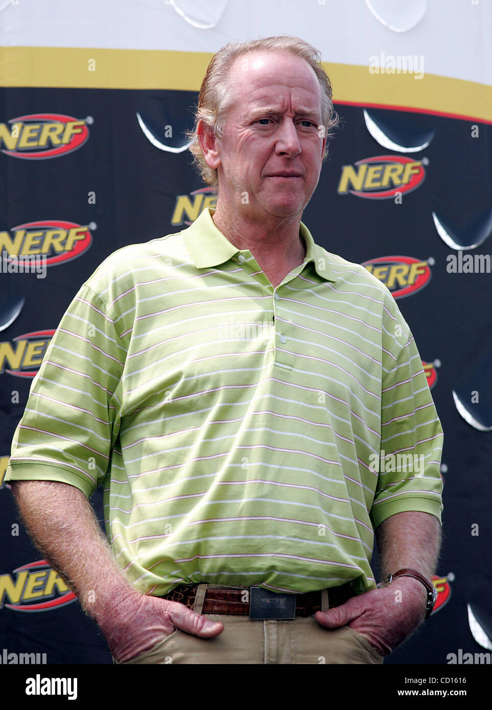 June 15, 2008 - New York, New York, U.S. - Archie Manning takes part in the world's largest father-child Nerf football catch at Chelsea Piers in New York June 14, 2008...  /   K58621TGA(Credit Image: Â© Terry Gatanis/Globe Photos/ZUMAPRESS.com) Stock Photo