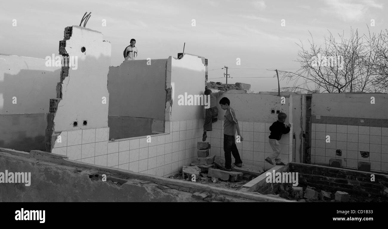 10/02/2008, Istanbul Turkey The first one is fixing the ruined