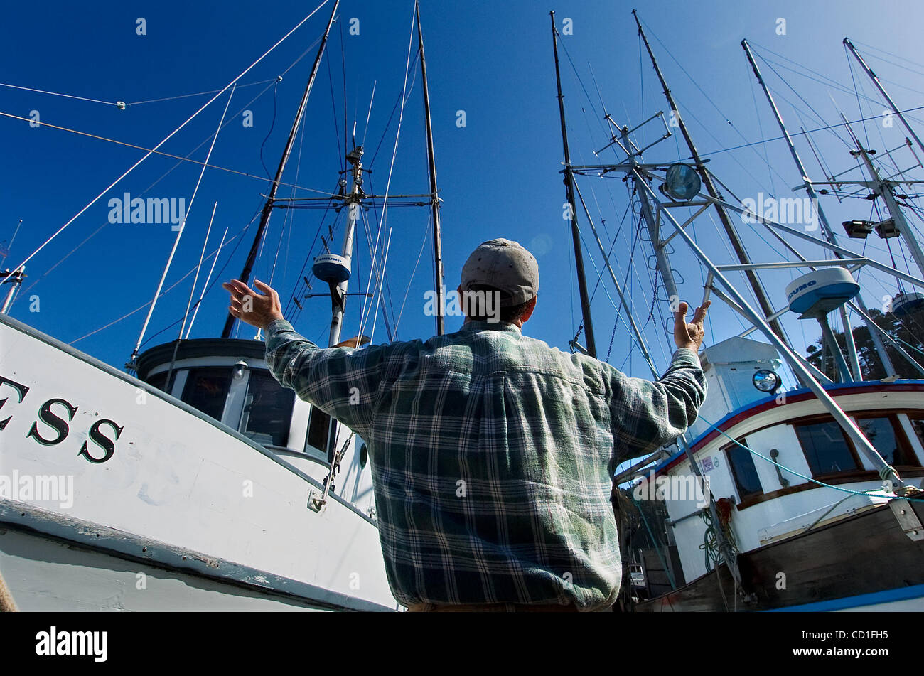 LEDE Commercial salmon fisherman Ben Platt (cq) describes the