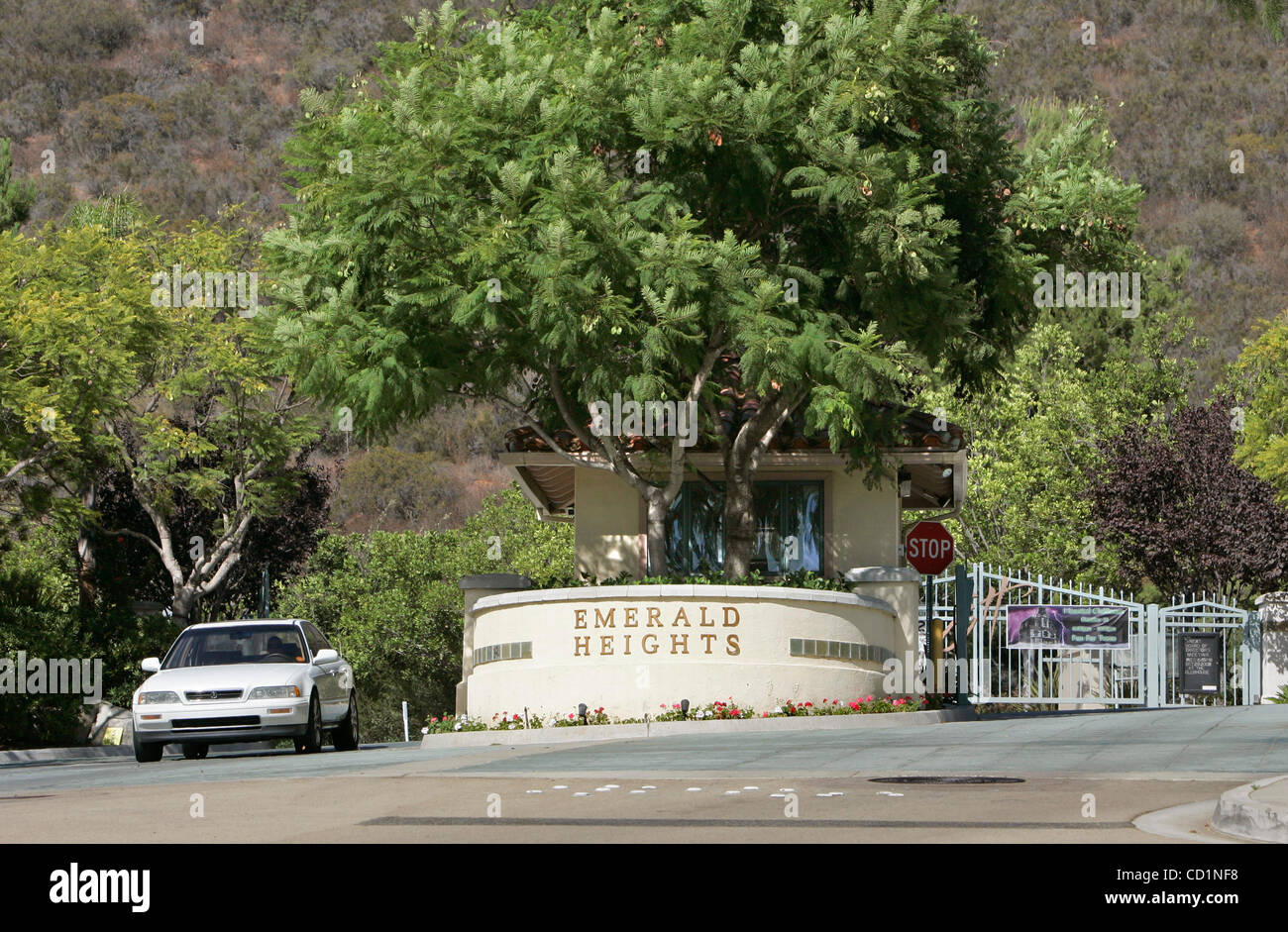 October 15, 2008, Escondido, CA, USA A vehicle exits the Emerald
