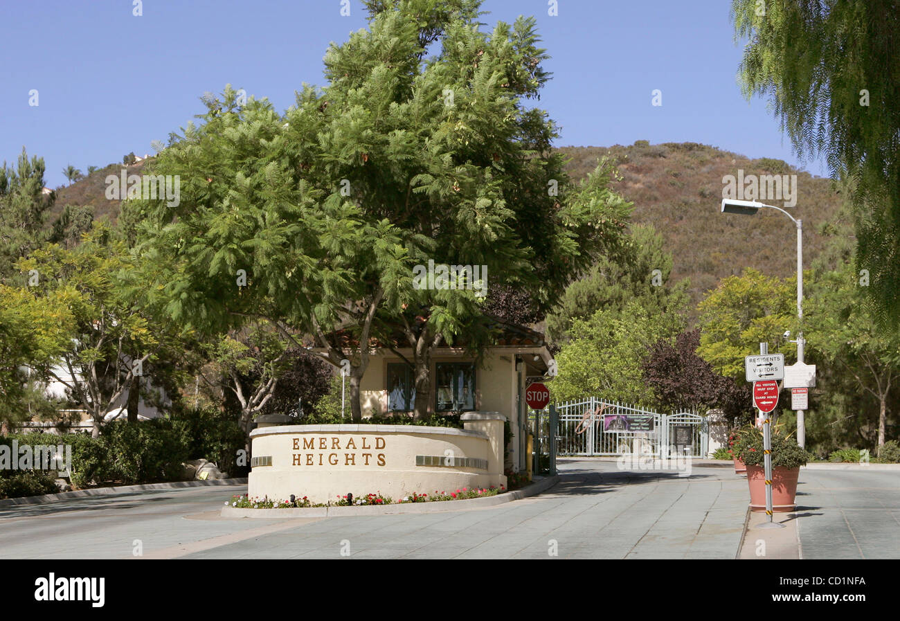 October 15, 2008, Escondido, CA, USA View of the main entrance to the
