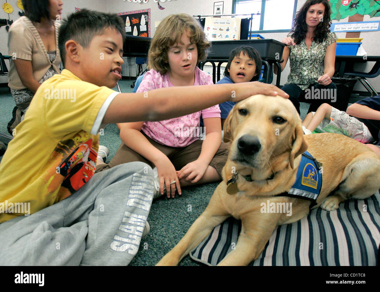 can a teacher have a service dog