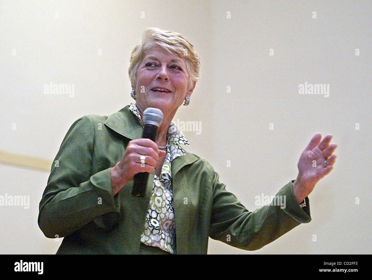 Mar 13, 2008 - Washington, District of Columbia, USA - Former congresswoman and vice-presidential candidate GERALDINE FERRARO, who said she raised about $125,000 for Clinton's campaign, has resigned from Sen. Hillary Clinton's presidential campaign. Ferraro said that Obama's strategist misinterprete Stock Photo