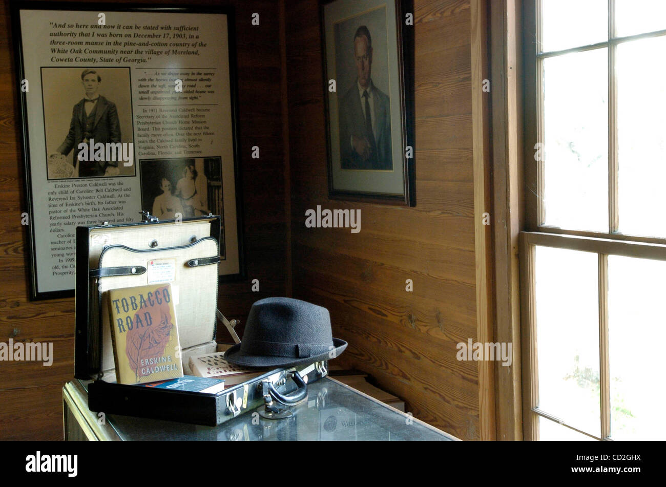 moreland ga april 24 the childhood home of author erskine caldwell CD2GHX