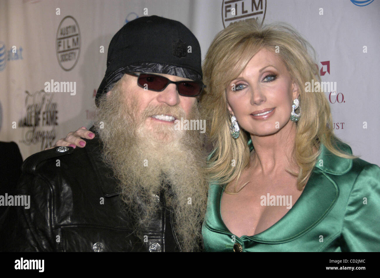 Mar 07, 2008 - Austin, Texas, USA - Honorees DUSTY HILL of ZZ Top & MORGAN FAIRCHILD at the Texas Film Hall Of Fame 2008 sponsored by the Austin Film Society. (Credit Image: Stock Photo