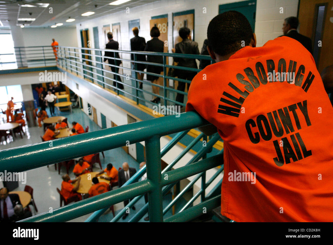 (Photo taken on 3/10/2008) (DATELINE Tampa) CAPTION An inmate at the