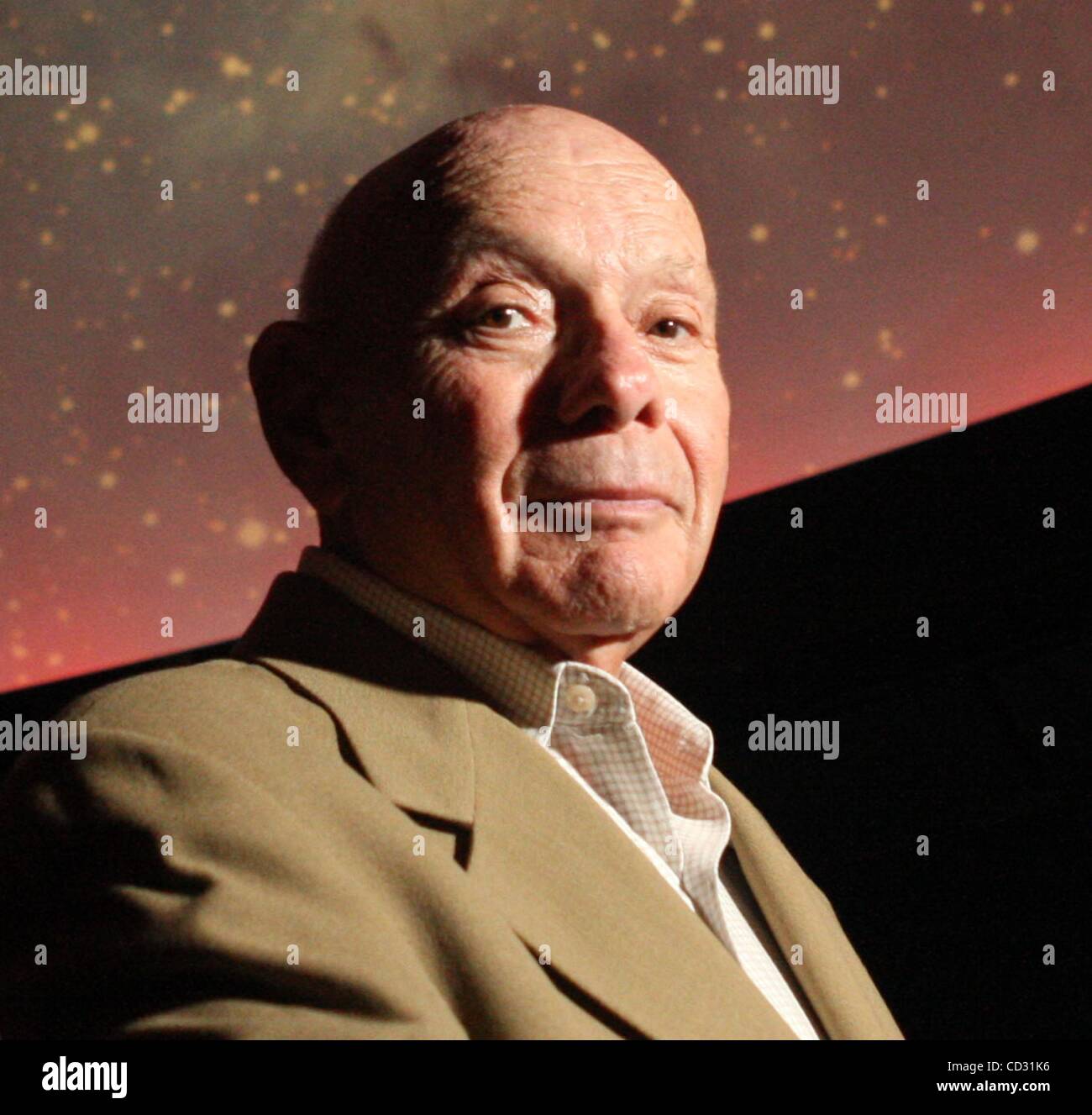 Apr 02, 2008 - Palm Beach, Florida, USA - MEL MERON poses for a portrait at the South Florida Science Museum. Meron was involved in the distribution of the film 2001: A Space Odyssey for MGM. He is currenntly President of JGM Enterprises, Inc.  (Credit Image: Â© Bruce R. Bennett/Palm Beach Post/ZUMA Stock Photo