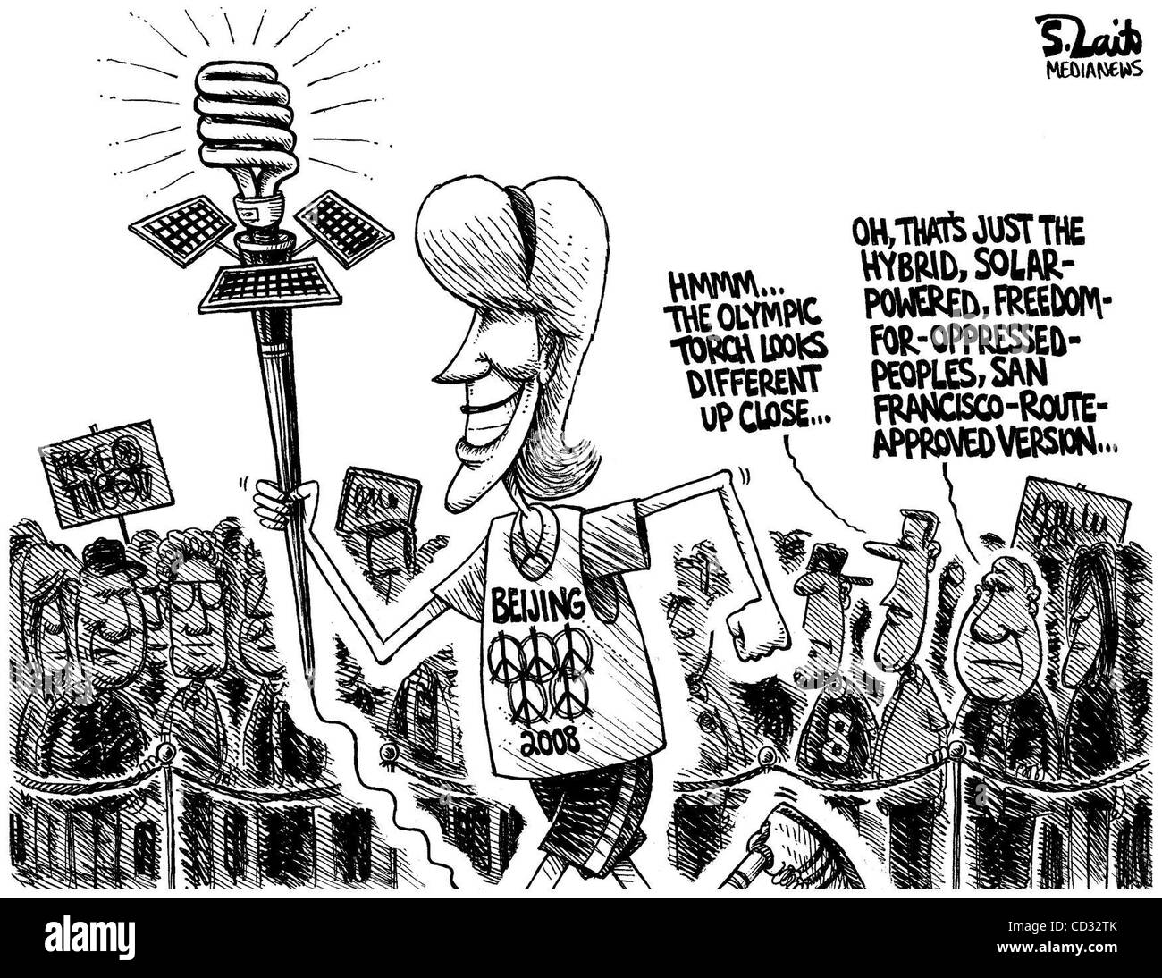 Editorial cartoon Black and White Stock Photos & Images Alamy