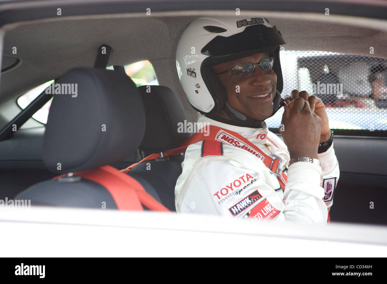 Eric Dickerson Pro Football Hall of Famer ready to race at the 2008