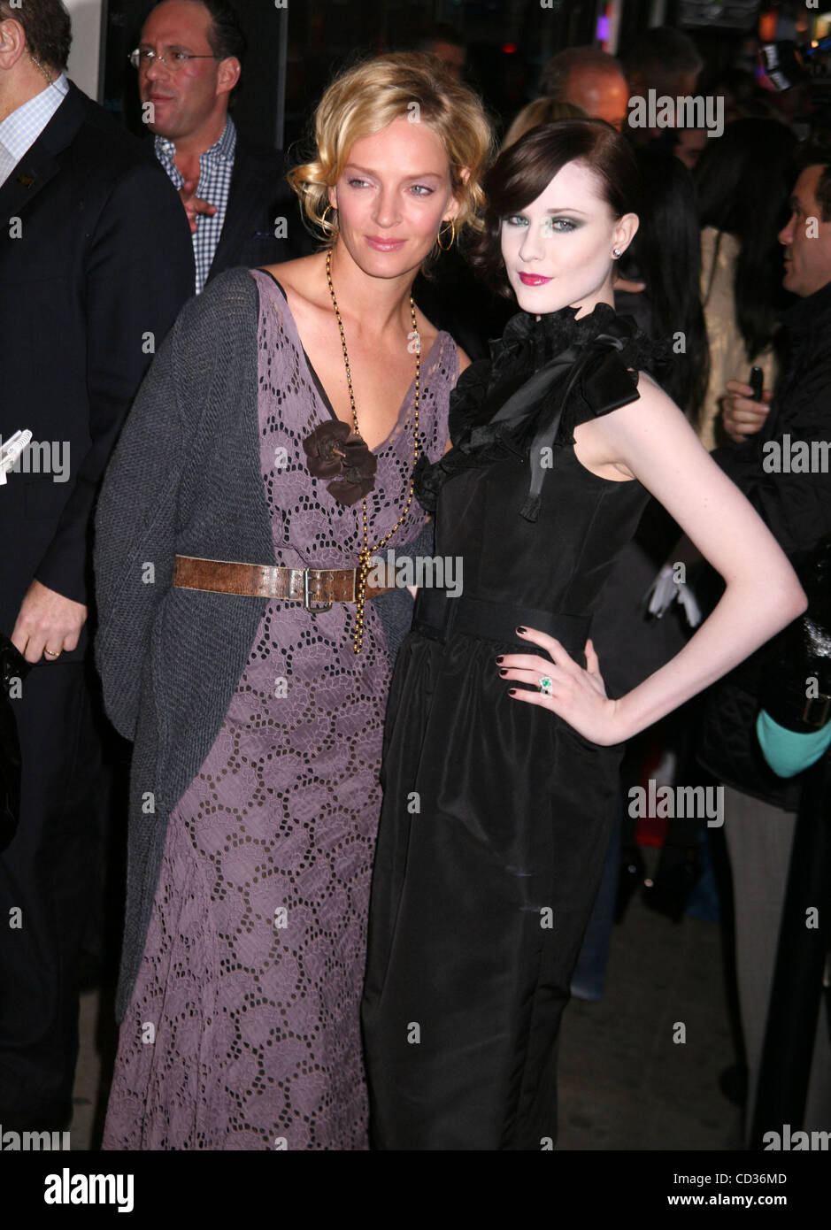Apr 15, 2008 - New York, NY, USA - Actresses UMA THURMAN and EVAN ...