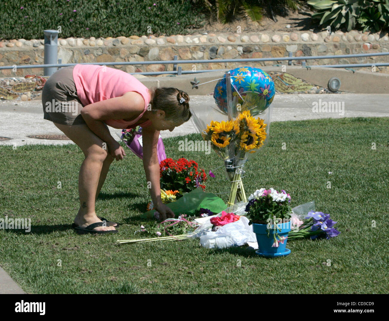 April 26, 2008,SOLONA BEACH, CAThe day after a fatal shark attack at