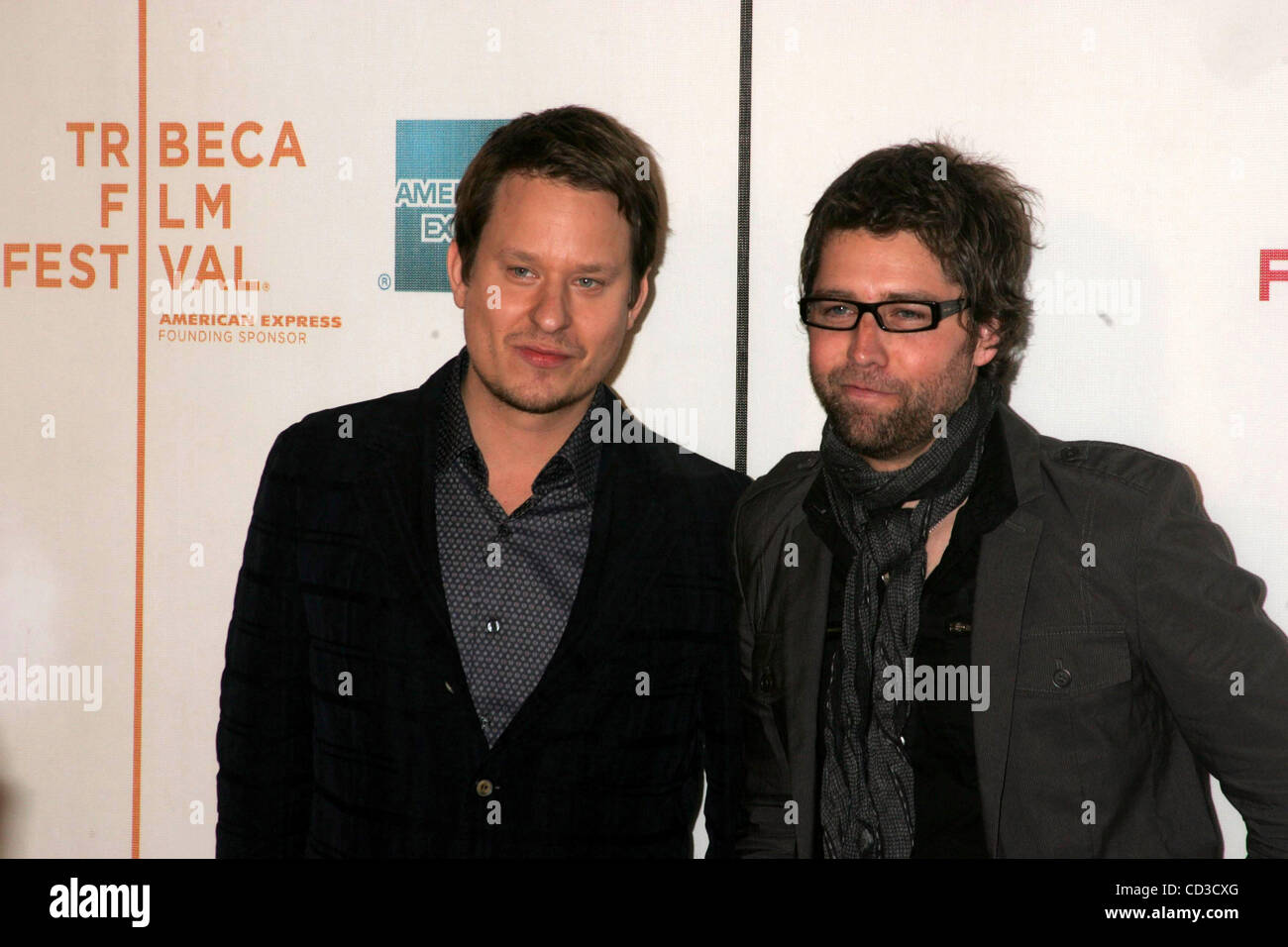 Apr. 26, 2008 - New York, New York, U.S. - 2008 TRIBECA FILM FESTIVAL'S SCREENING OF ''TENNESSE''.TRIBECA    04-26-2008.       2008.DIRECTOR ARRON WOODLEY AND WRITER, RUSSELL SCHAUNBURG.K57885RM(Credit Image: Â© Rick Mackler/Globe Photos/ZUMAPRESS.com) Stock Photo