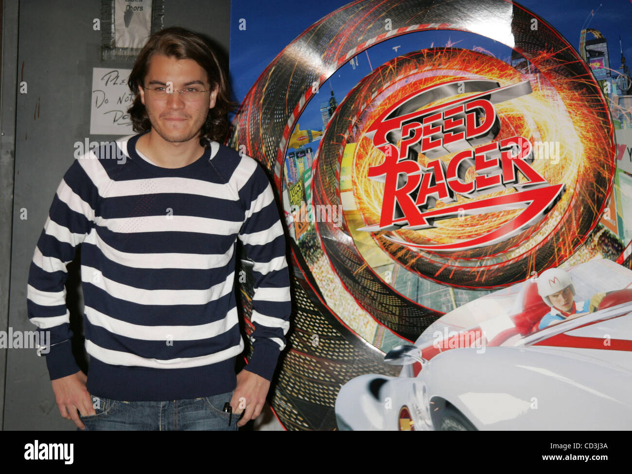 Emile Hirsch Signed Autograph Speed Racer Full Movie Script