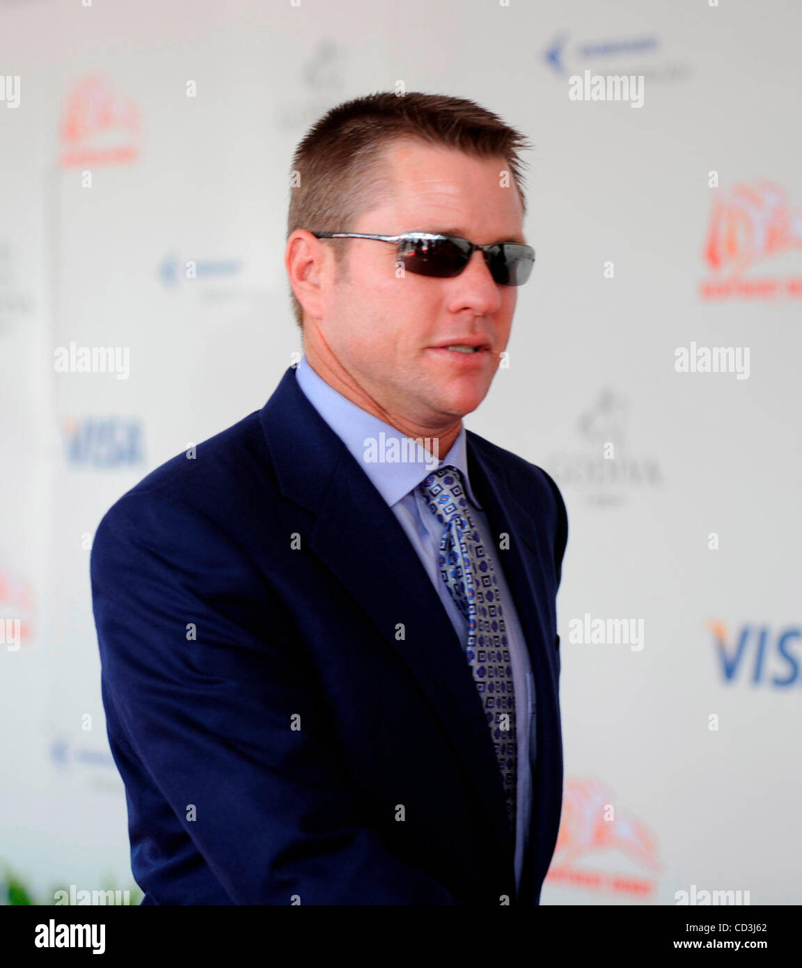 Professional golfer Scott Verplank arrives at the 134th running of the Kentucky Derby Saturday May 3, 2008, at Churchill Downs, Louisville, Ky. Photo by Angela Baldridge Stock Photo