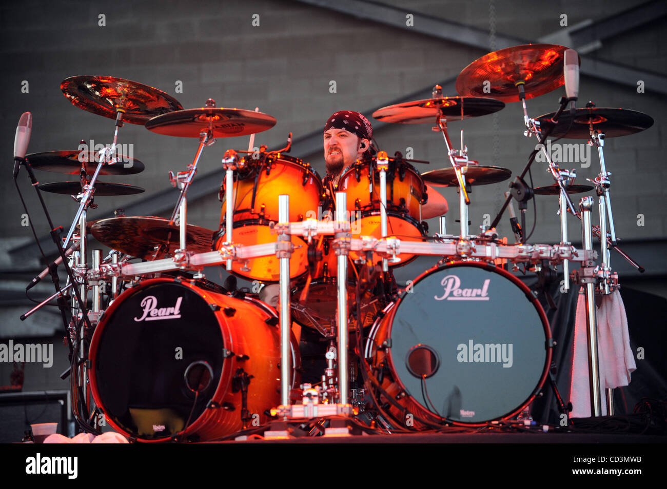 May 17, 2008 Columbus, Ohio; USA Drummer MIKE WENGREN of the band