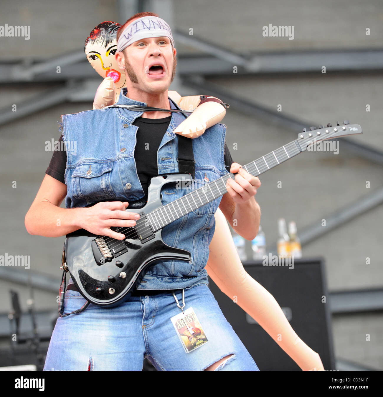 May 17, 2008 Columbus, Ohio; USA Guitarist ADAM DUTKIEWICZ of the band Killswitch Engage
