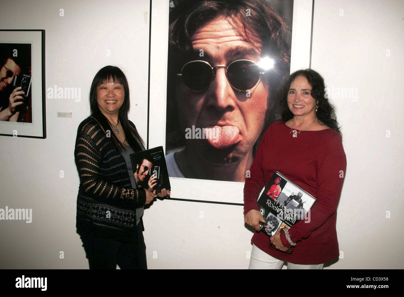 June 11, 2008 - New York, New York, U.S. - MAY PANG, JOHN LENNON'S FORMER GIRLFRIEND A HAS  A BOOK PARTY TO PROMOTE HER BOOK, ''INSTAMATIC KARMA'' ALONG WITH NANCY LEE ANDREWS (RINGO STARR'S FORMER GIRLFRIEND) TO PROMOTE HER NEWLY RELEASED BOOK, '' A DOSE OF ROCK ''N'' ROLL'' AT THE JUNE KELLY GALLE Stock Photo