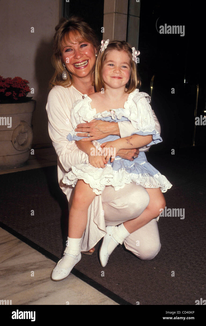 July 2, 2008 - Hollywood, California, U.S. - # 16616.DEE WALLACE WITH HER DAUGHTER GABRIELLE STONE 1993.(Credit Image: Â© Phil Roach/Globe Photos/ZUMAPRESS.com) Stock Photo