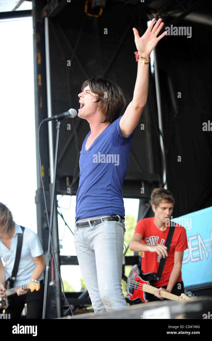 Jul 14, 2008 - Charlotte, North Carolina; USA - Musicians THE ACADEMY IS performs live as part of the 2008 Vans Warped Tour that took place at the Verizon Wireless Amphitheatre located in Charlotte. Copyright 2008 Jason Moore. Mandatory Credit: Jason Moore Stock Photo