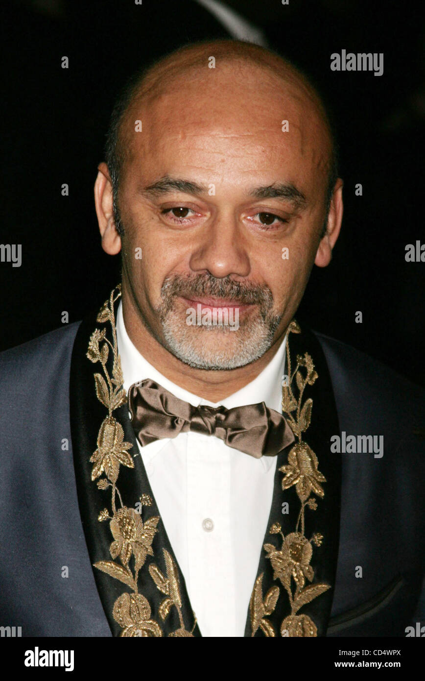 French footwear designer Christian Louboutin poses on the red carpet for an  opening event for the exhibition Louis Vuitton Series 2 ¨C Past, Present  Stock Photo - Alamy