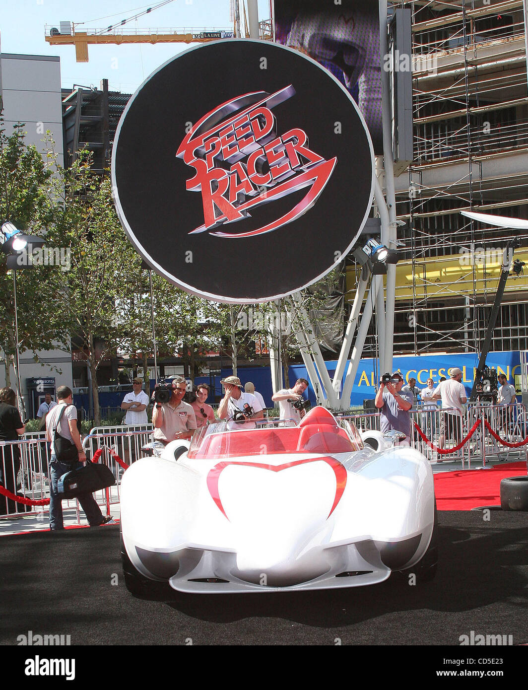 Atmosphere Mach 5 Racer at the Speed Racer Premiere held at the Nokia ...