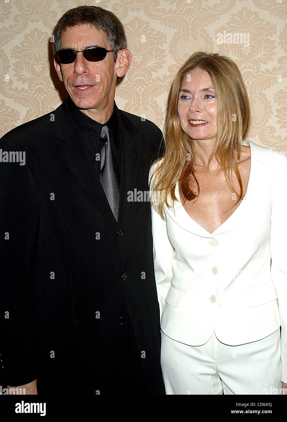 Oct. 8, 2003 - New York, New York, U.S. - K33352JBU.AMERICAN MUSEUM OF THE MOVING IMAGE HONORS BOB WRIGHT AND JIM ROBBINS AT THE ST. REGIS HOTEL , NYC..   /    RICHARD BELZER WIFE HARLEE MCBRIDE(Credit Image: Â© Judie Burstein/Globe Photos/ZUMAPRESS.com) Stock Photo