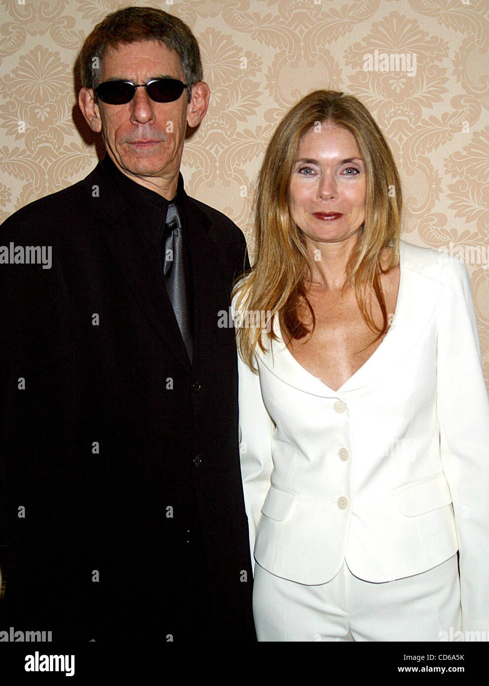 Oct. 8, 2003 - New York, New York, U.S. - K33352JBU.AMERICAN MUSEUM OF THE MOVING IMAGE HONORS BOB WRIGHT AND JIM ROBBINS AT THE ST. REGIS HOTEL , NYC..   /    RICHARD BELZER WIFE HARLEE MCBRIDE(Credit Image: Â© Judie Burstein/Globe Photos/ZUMAPRESS.com) Stock Photo