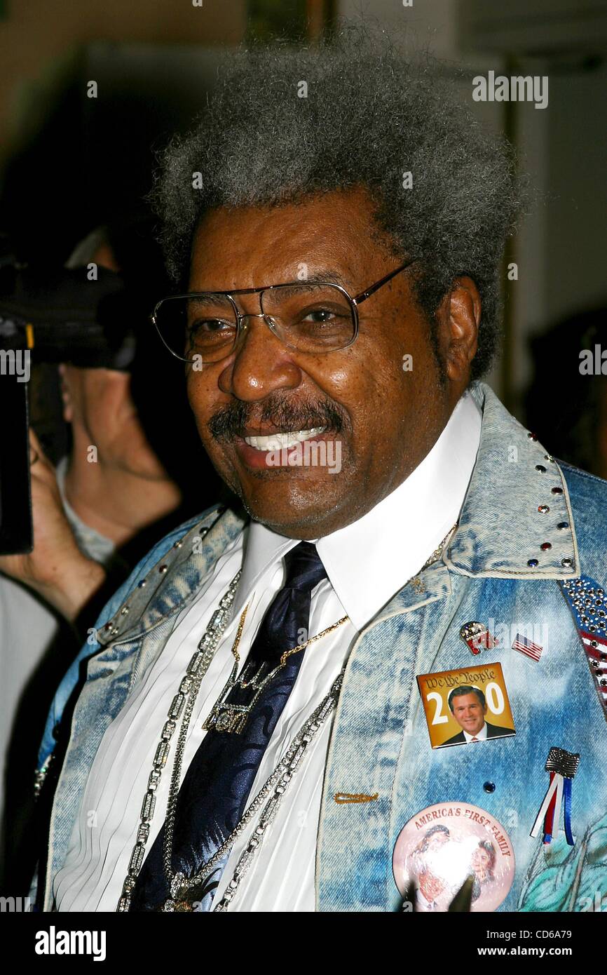 Oct. 9, 2003 - New York, New York, U.S. - K33375RM.DON KING'S PRESS CONFERENCE TO ANNOUNCE THE .LINE-UP FOR HIS UP COMING BOXING EVENT, .''BACK-TO-BACK-TO-BACK''..WHICH WILL TAKE PLACE ON DECEMBER 13, IN ATLANTIC New York, NEW JERSEY. .NEW YORK New York..   /     2003(Credit Image: Â© Rick Mackler/G Stock Photo