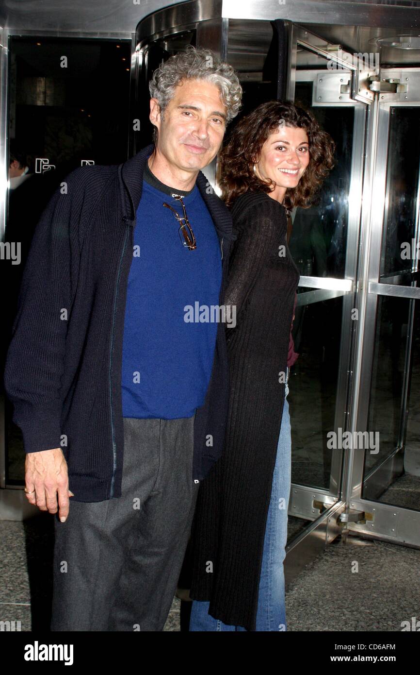 Oct. 13, 2003 - New York, New York, U.S. - K33438RM.SCREENING OF THE MOVIE  ''STATION AGENT'' AT .MGM SCREENING ROOM ON 55TH ST, NEW YORK New York.. /  2003.10/13/2003.MICHAEL NOURI AND CAPRICE