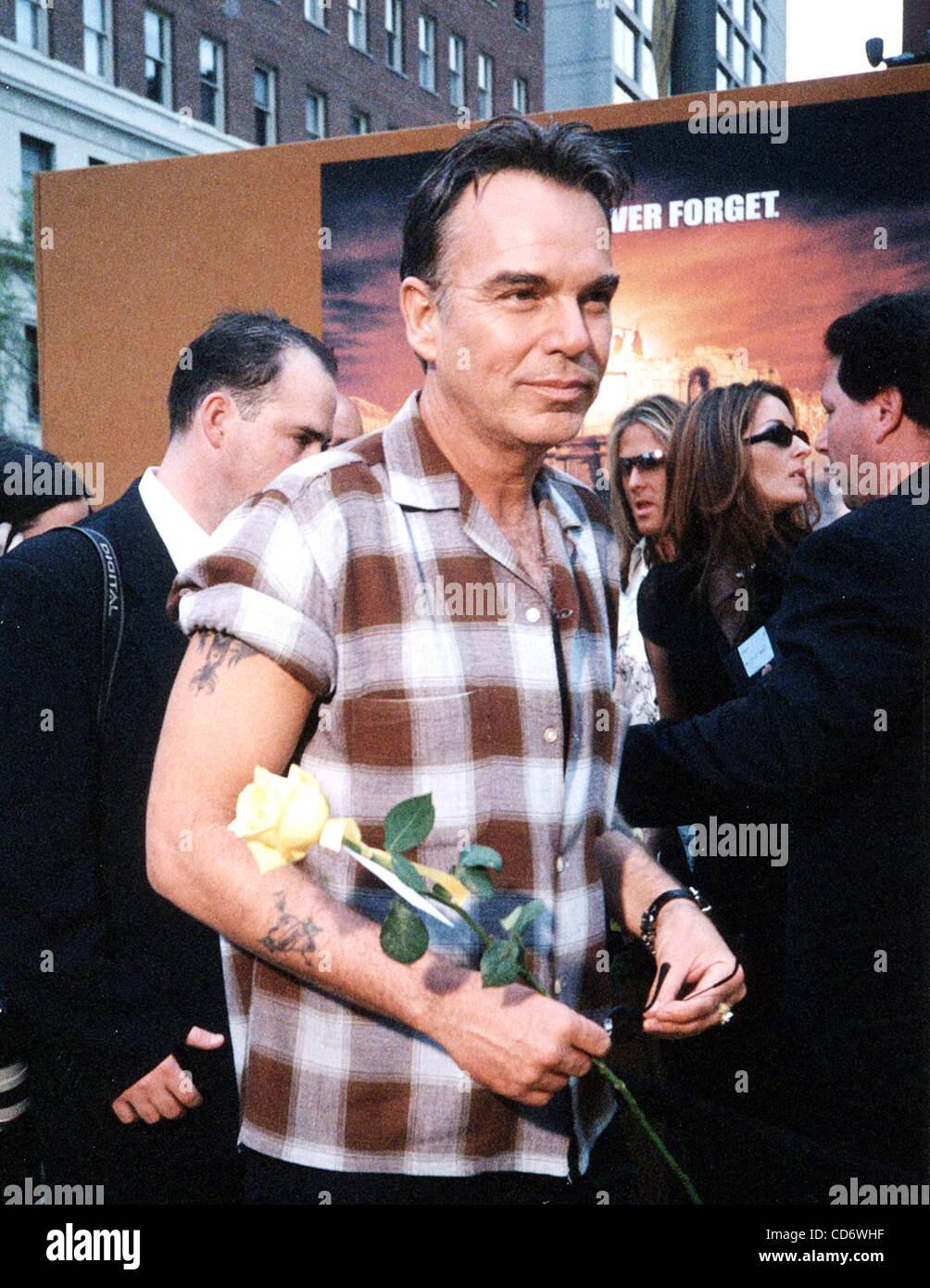 Mar. 27, 2004 - San Antonio, Texas, U.S. - Premiere of The Alamo , San Antonio , Texas ,  Billy Bob Thornton (Davy Crockett) 03/27/2004.  /   K36349JN(Credit Image: © Jeff Newman/Globe Photos/ZUMAPRESS.com) Stock Photo