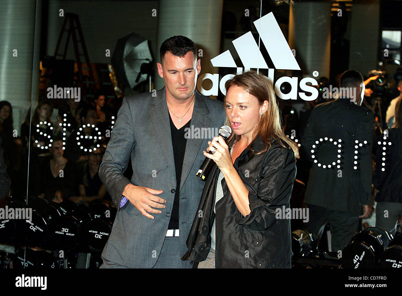 Sept. 9, 2004 - New York, New York, U.S. - K39182RM.STELLA MCCARTNEY AND ADIDAS ANNOUNCE THEIR PARTNERSHIP TO LAUNCH THEIR ATHLETIC COLLECTION DESIGNED FOR WOMEN,.''ADIDAS BY STELLA MCCARTNEY''..DAVID BARTON GYM, 23RD STREET,.NEW YORK New York..09/08/2004.   /     2004.(Credit Image: Â© Rick Mackler Stock Photo