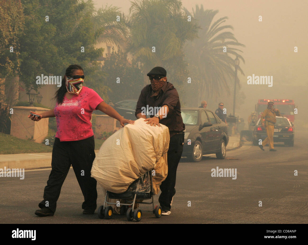 Oct 13, 2008 Porter Ranch, California, USA Residents in Porter