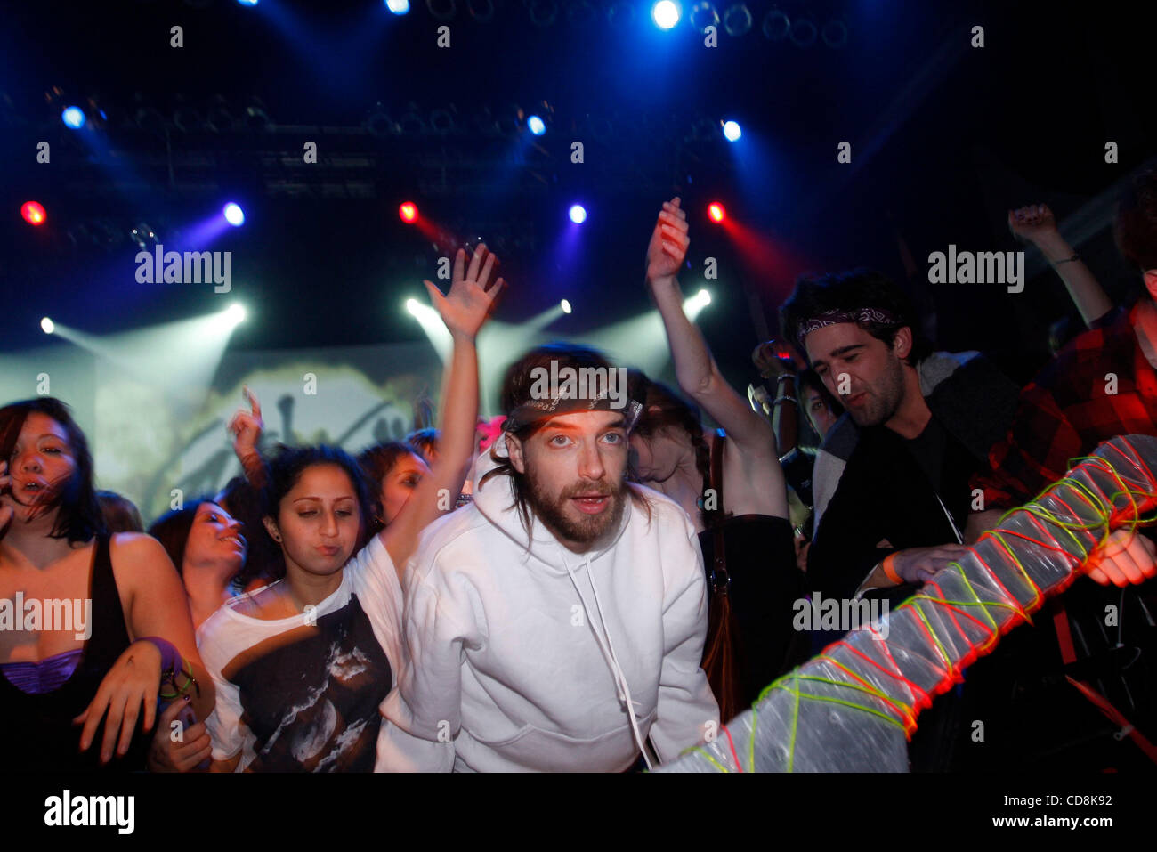 Girl Talk is the stage name of musician Gregg Gillis (beard and