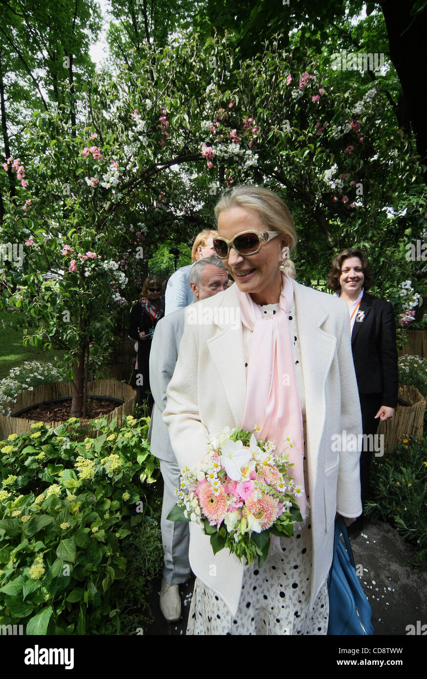 Princess Michael of Kent ( Baroness Marie Christine Agnes Hedwig Ida von Reibnitz ) attends the 3nd Imperor`s Gardens of Russia International Gardening Festival in St.Petersburg , Russia Stock Photo