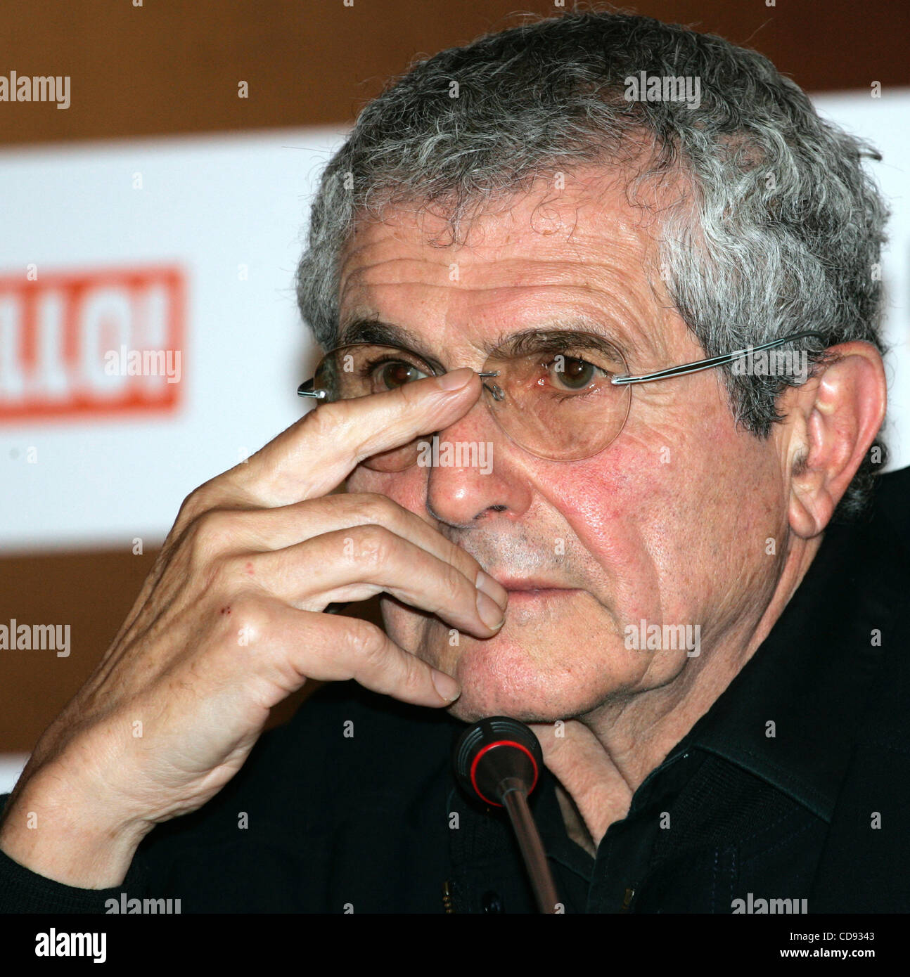 French film director Claude Lelouch attends 32nd Moscow International