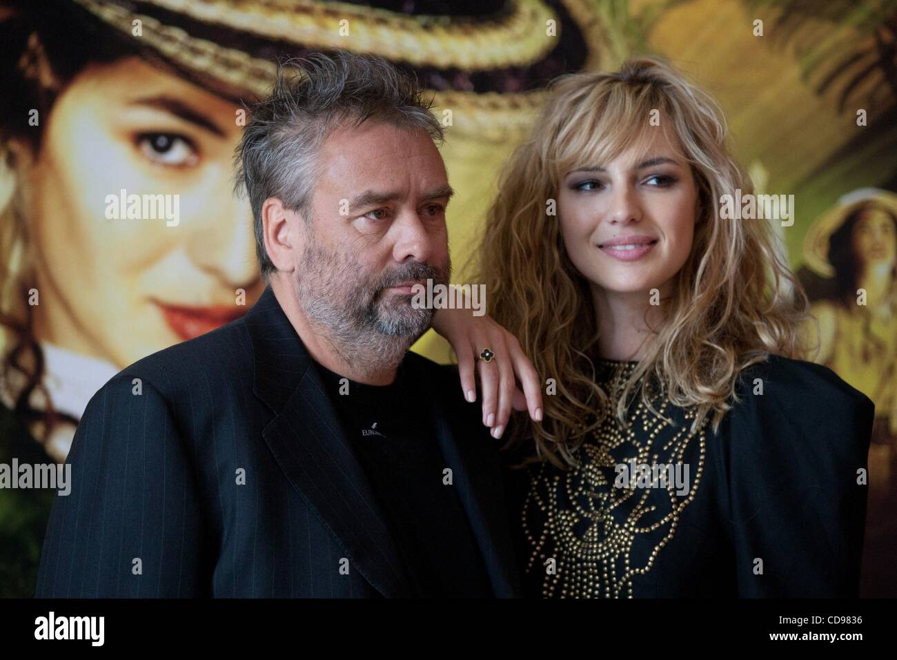 Jun 25, 2010 - Moscow, Russia - French film director LUC BESSON and French actress LOUISE BOURGOIN (r) at the press release of Besson's Les Aventures extraordinaires d'Adele Blanc', 'The Extraordinary Adventures of Adele Blanc-Sec' at the International Moscow Film Festival. (Credit Image: © PhotoXpr Stock Photo