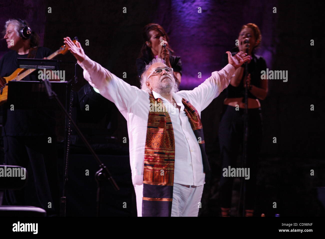 June 25, 2010 - Athens, Greece - Singer DEMIS ROUSSOS live at the Roman ...
