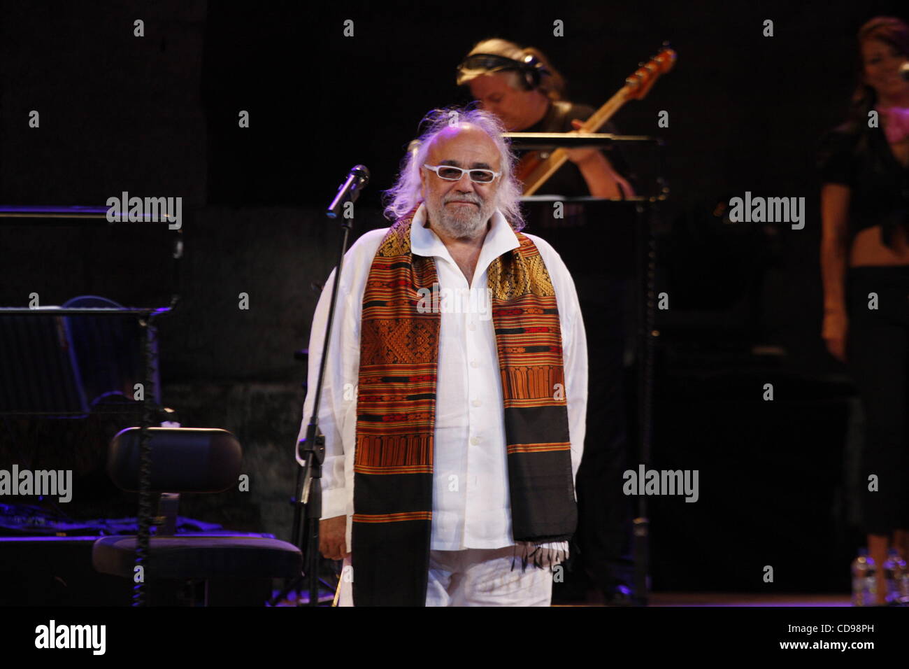 June 25, 2010 - Athens, Greece - Singer DEMIS ROUSSOS live at the Roman ...