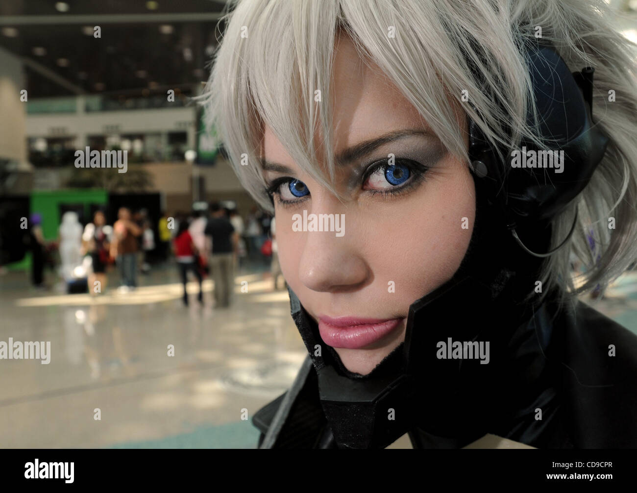 Jul 02, 2010 - Los Angeles, California, USA - Crystal Graziano (20) as Raiden from Metal Gear Solid 4. Thousands of Japanese animation fans donned, costumes, wigs and make-up for North Americas largest anime and manga event at the 2010 Anime Expo at the Los Angeles Convention Center (Credit Image: © Stock Photo