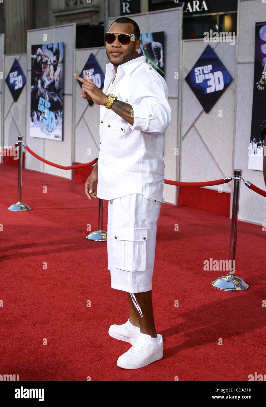 Flo Rida 2010s Aug. 02, 2010 - Los Angeles, California, U.S. - Flo Rida.''STEP UP 3D ...