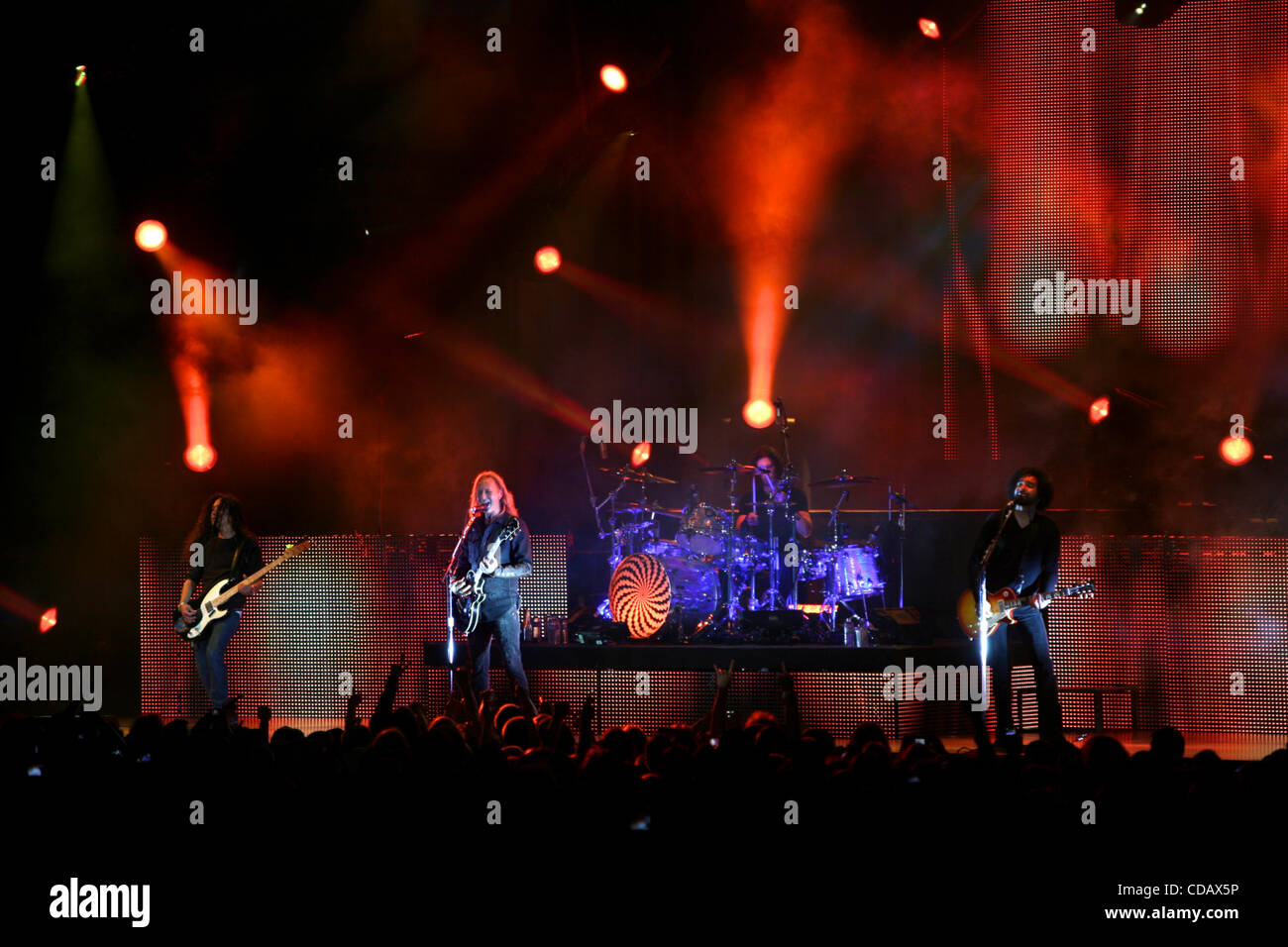 Sept 16, 2010 - Chicago, Illinois, USA -  Alice in Chains launch their 2010 U.S. tour at Chicago's Charter One Pavilion. (Credit Image: © Sally Ryan/Zuma Press) Stock Photo
