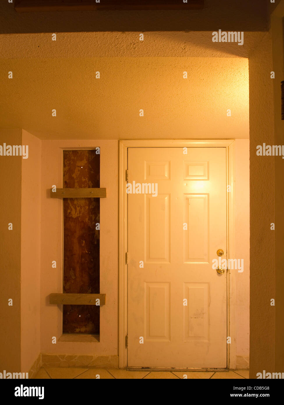 Interiors of foreclosed home in Fresno, California, United states Stock