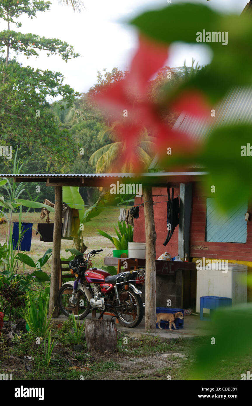 A home in Mal Pais, Costa Rica. Stock Photo
