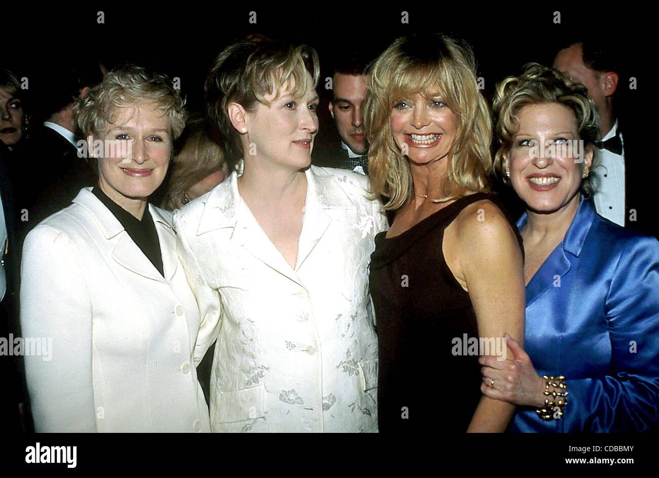 K7885JBU.AMERICAN MUSEUM OF THE MOVING IMAGE SALUTES GOLDIE HAWN AT THE WALDORF.GLENN CLOSE_MERYL STREEP_BETTE MIBLER.  /    1997.GLENNCLOSERETRO(Credit Image: Â© Judie Burstein/Globe Photos/ZUMAPRESS.com) Stock Photo